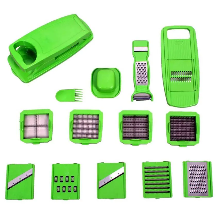 14 in 1 Multifunctional Dicer Multi Purpose Vegetable & Fruit Chopper Nicer