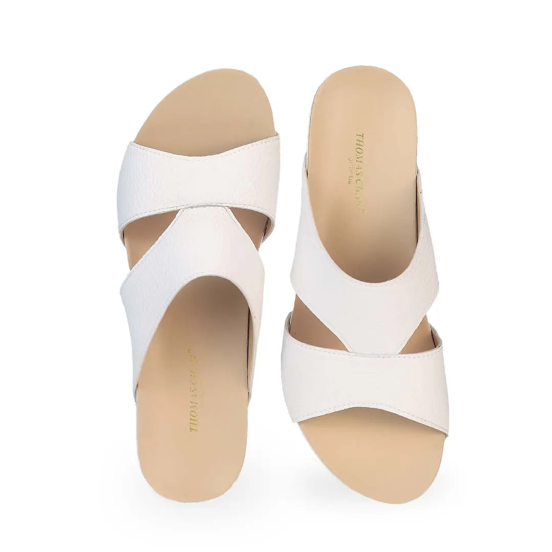 [20% off at cart] Pebble Lychee Everyday Low Wedge Slides