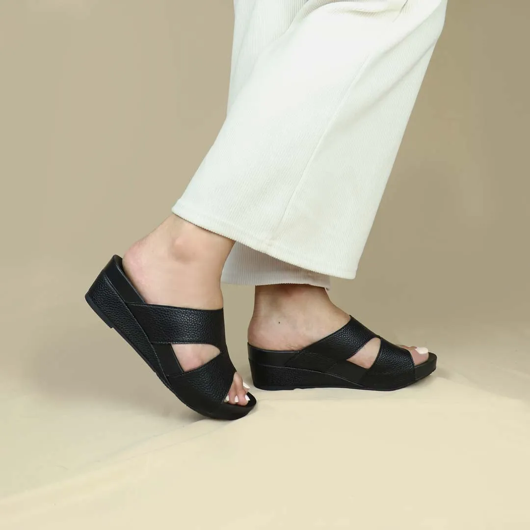 [20% off at cart] Pebble Lychee Everyday Low Wedge Slides