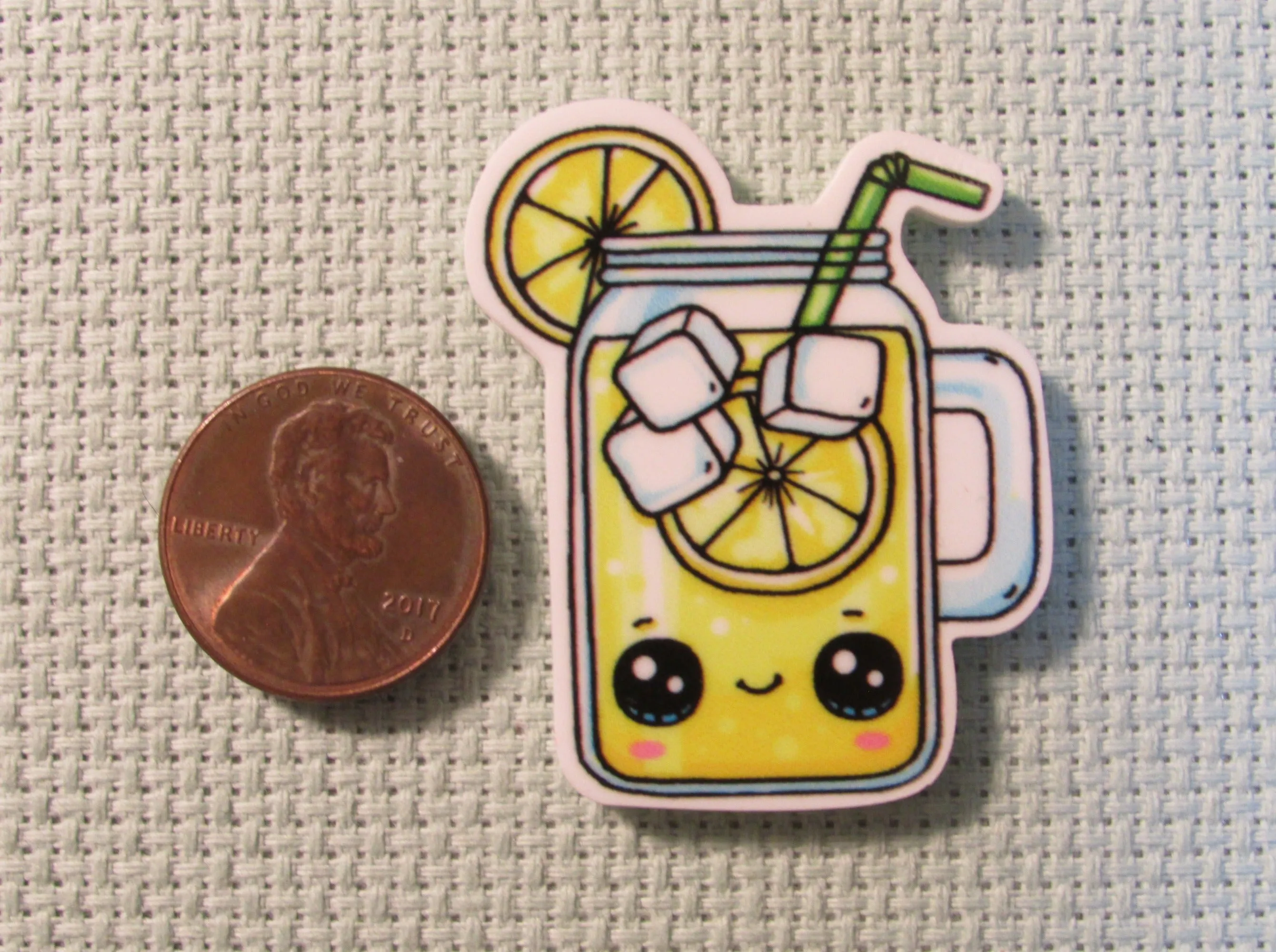 A Jar of Ice Cold Lemonade Needle Minder, Cover Minder, Magnet