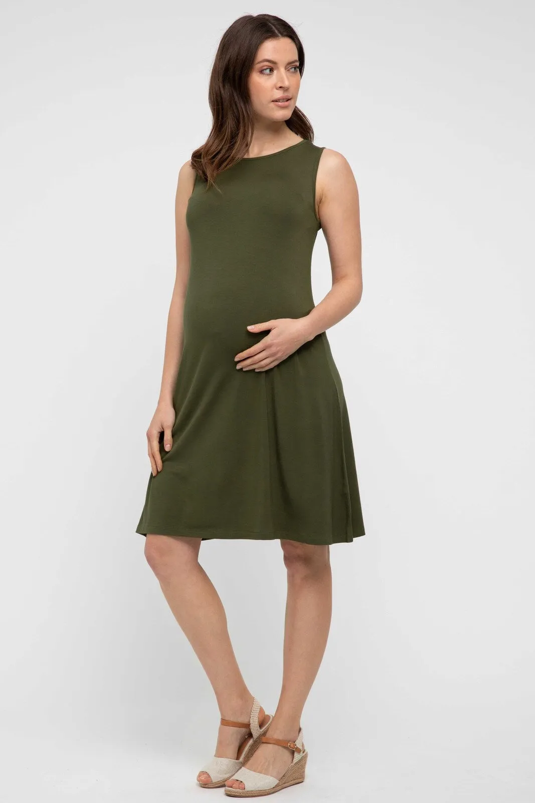 Adele Dress - Dark Olive