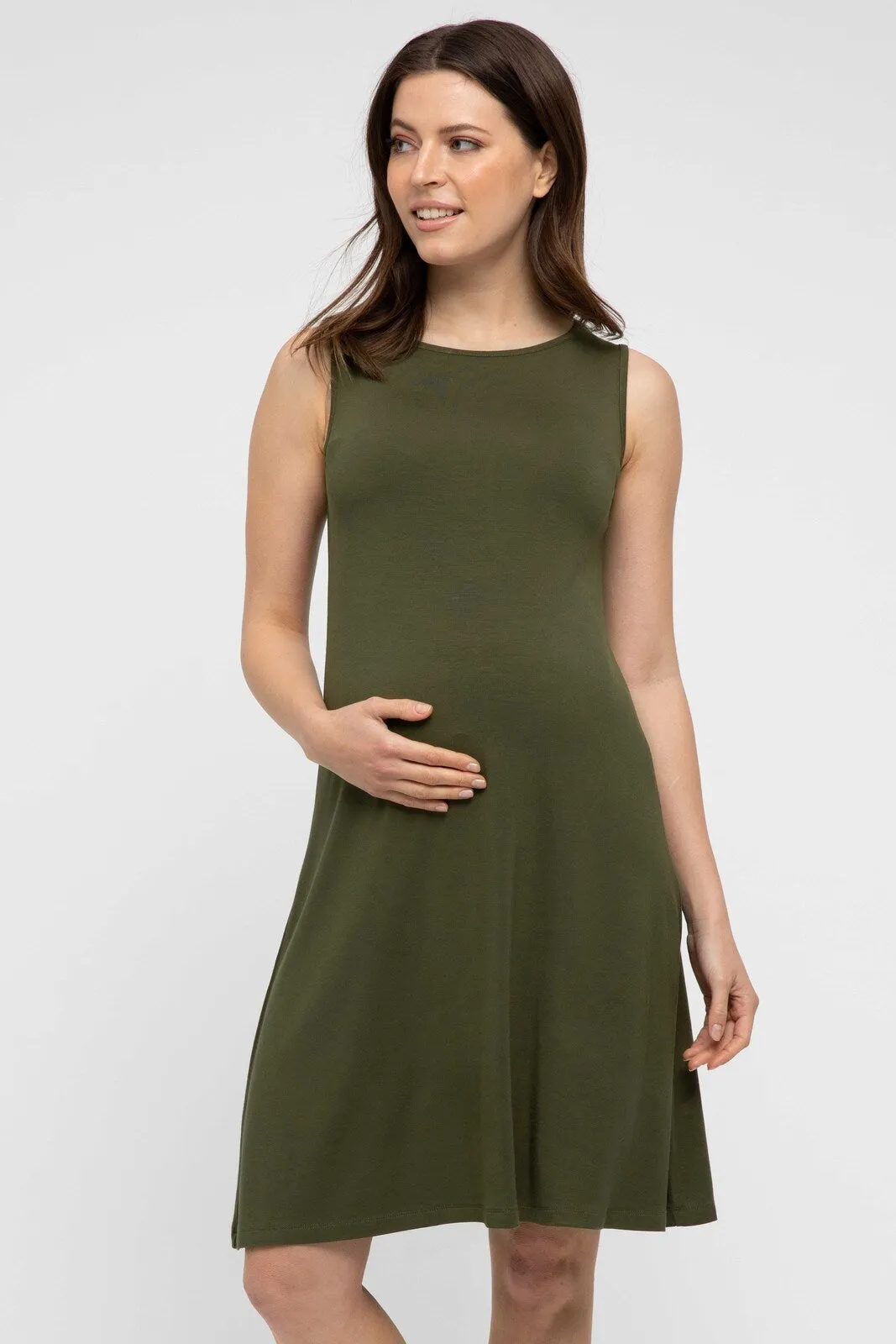 Adele Dress - Dark Olive