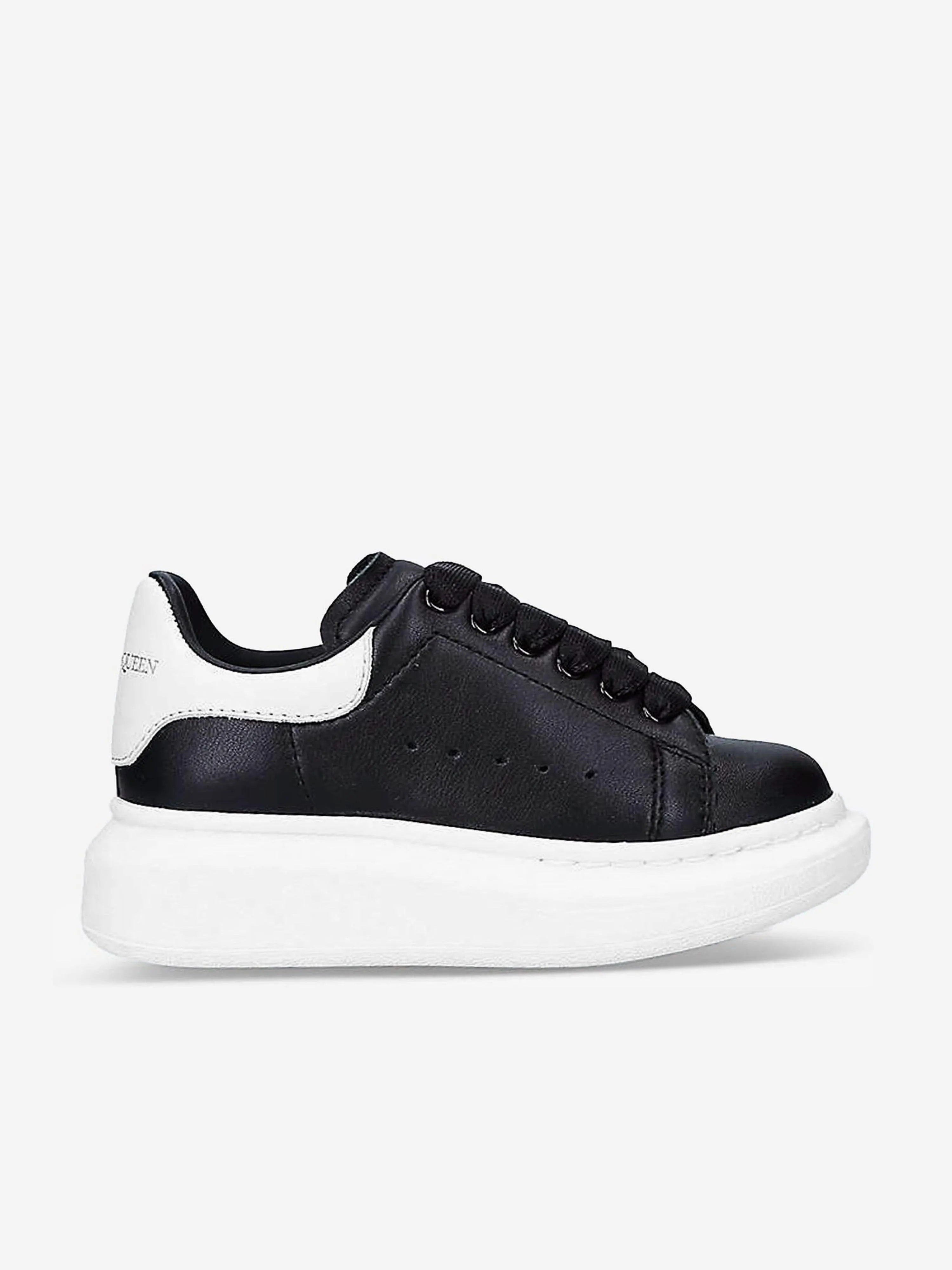 Alexander McQueen Unisex Leather Lace Up Trainers