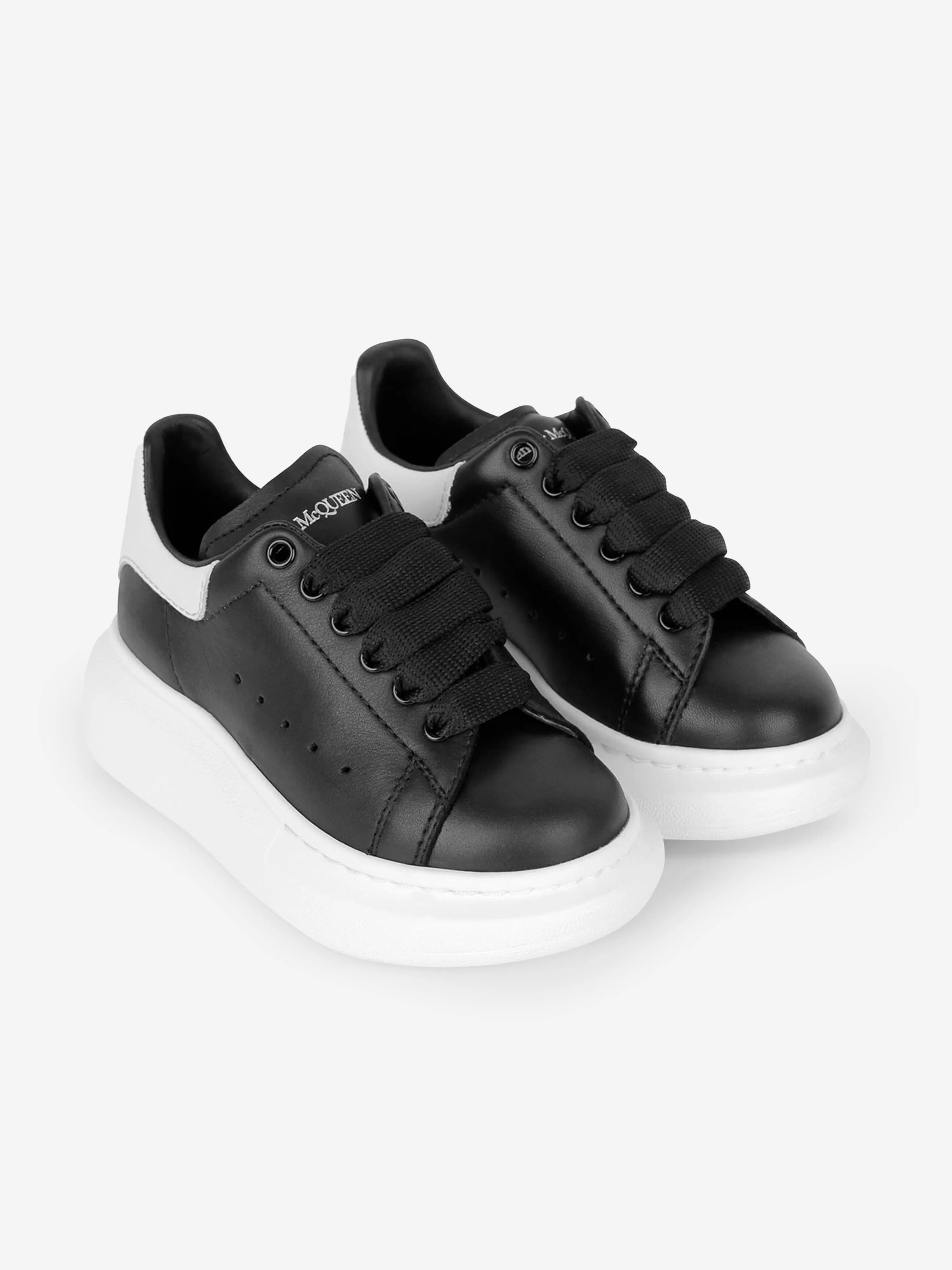 Alexander McQueen Unisex Leather Lace Up Trainers