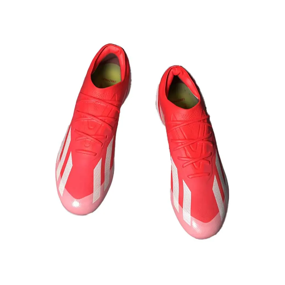 All Gender X Crazyfast Elite FG Soccer Shoe - Solar Red / Cloud White / Team Solar Yellow - Regular (D)