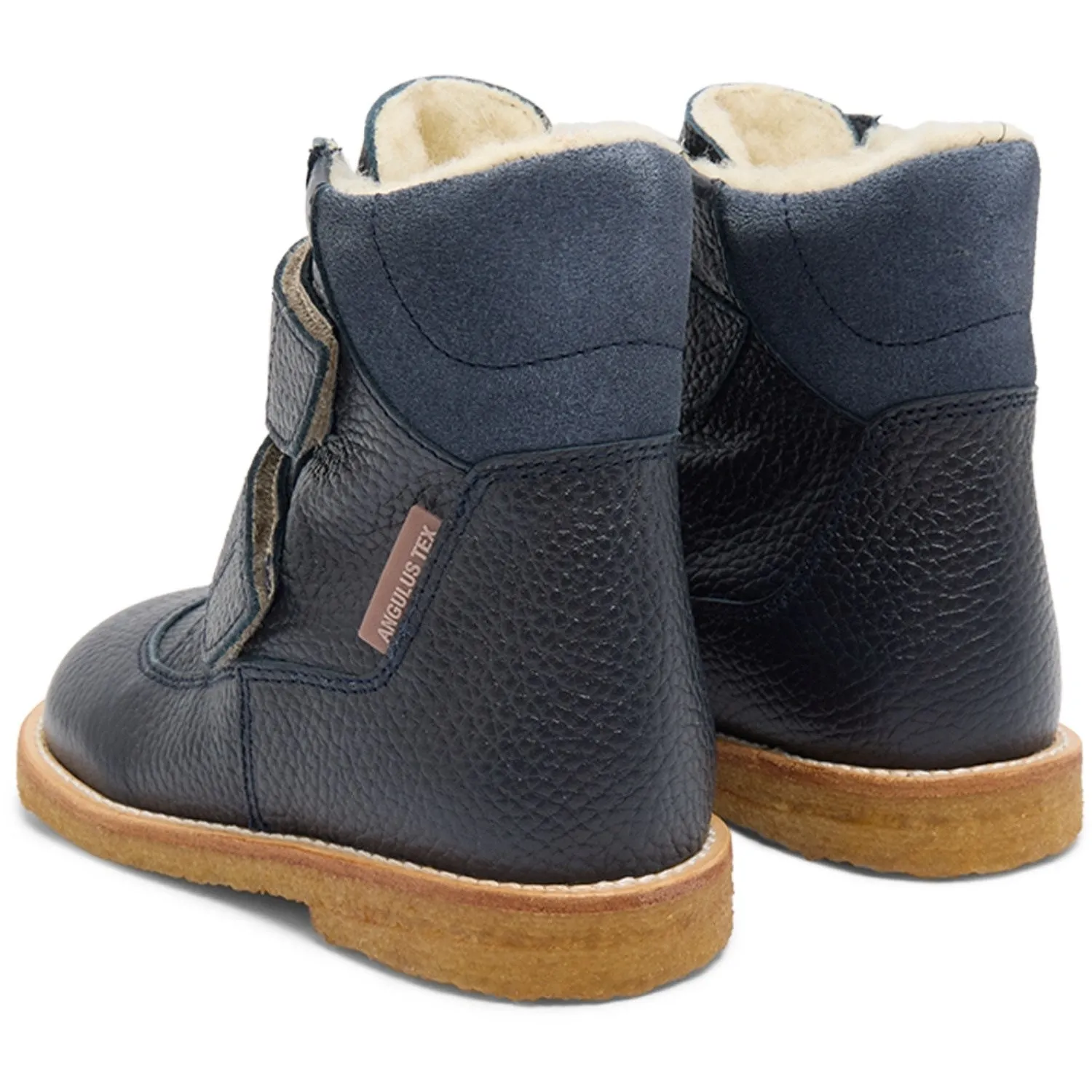 Angulus Navy/Blue FAnd Tex-Boot Med Velcro Closure