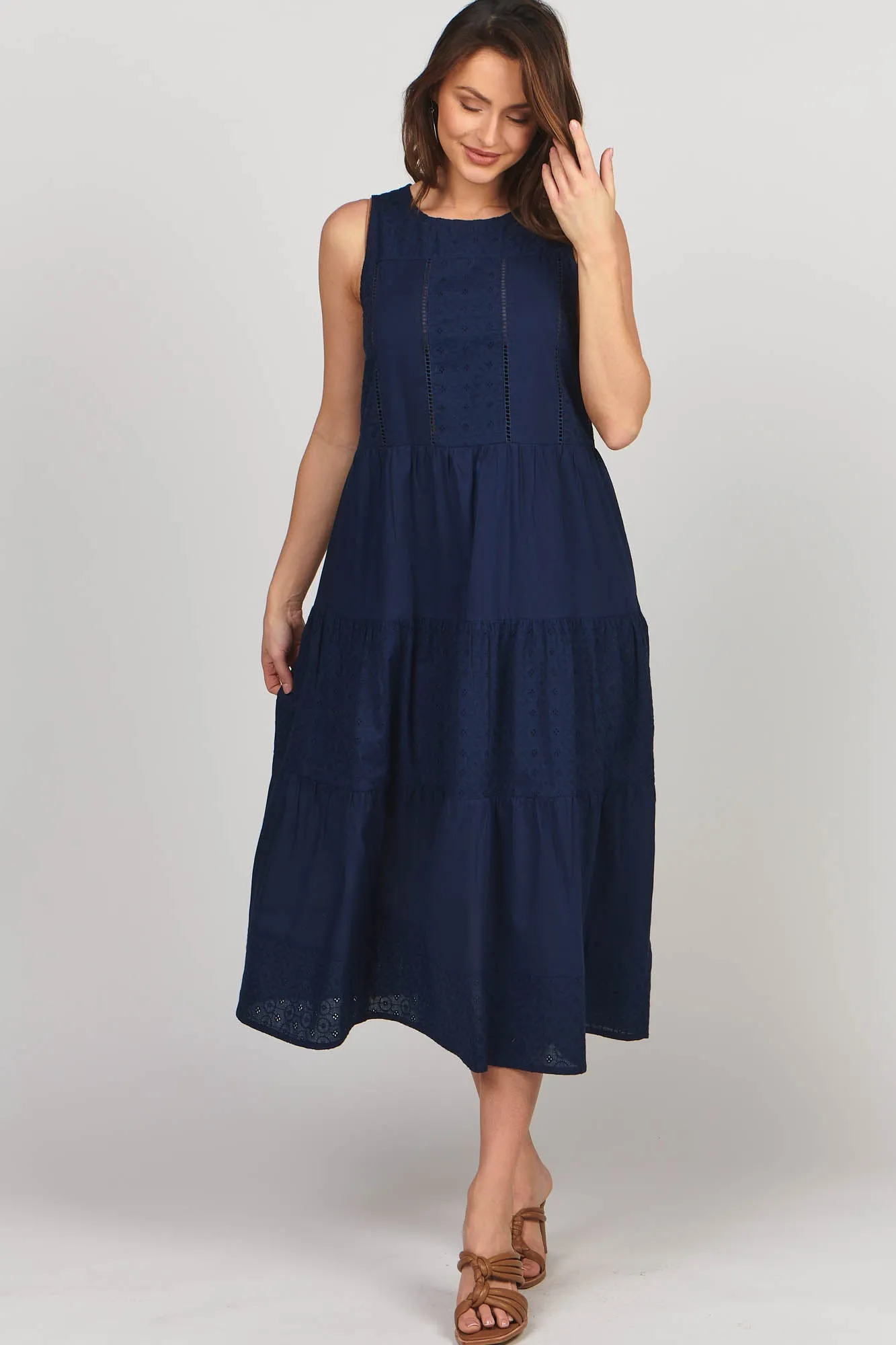 Ava Maxi French Navy