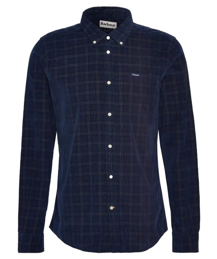 Barbour Harthill Tailored Shirt Navy