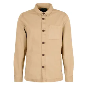 Barbour Washed Cotton Overshirt Washed Stone