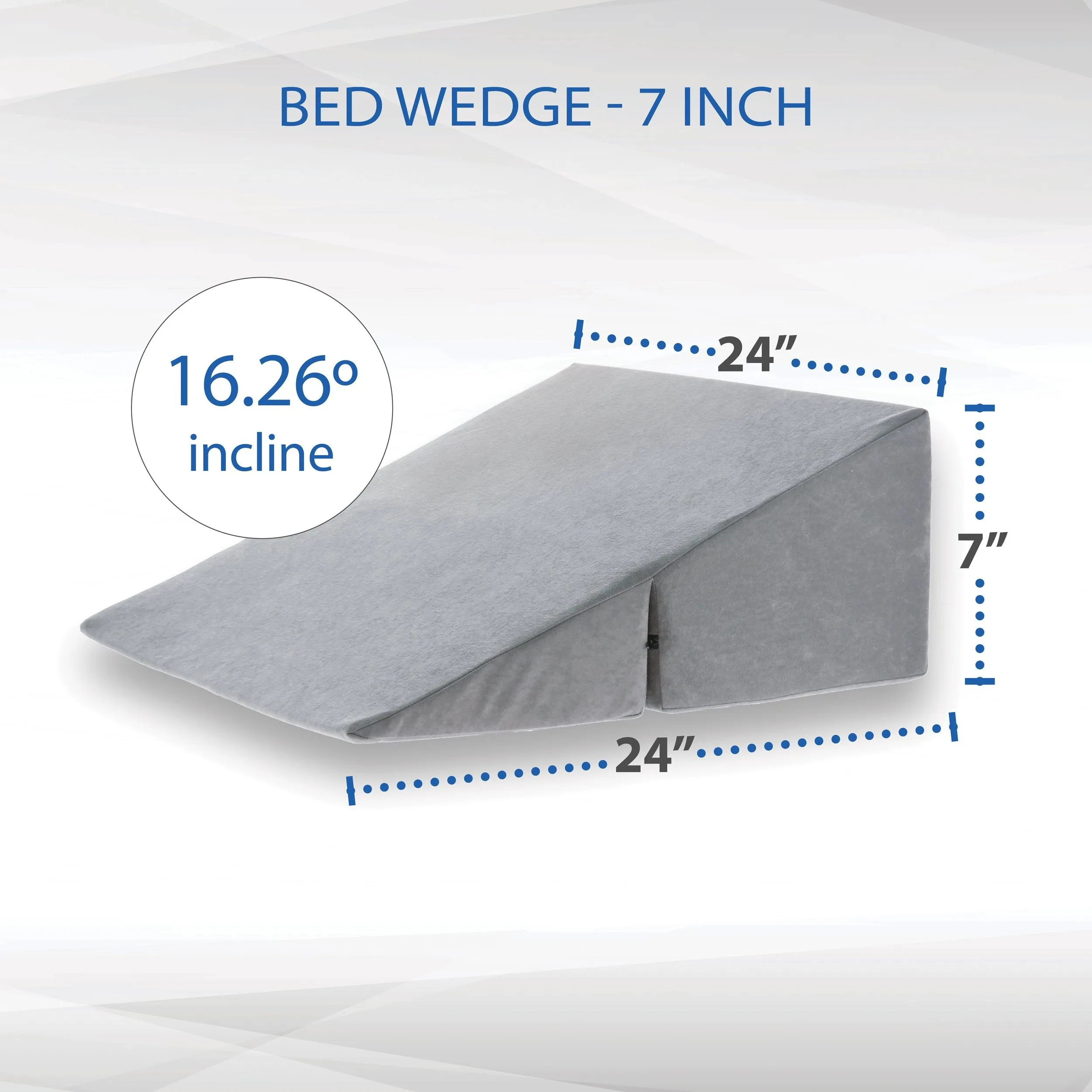 Bed Wedge, Foam Incline Cushion for Acid Reflux