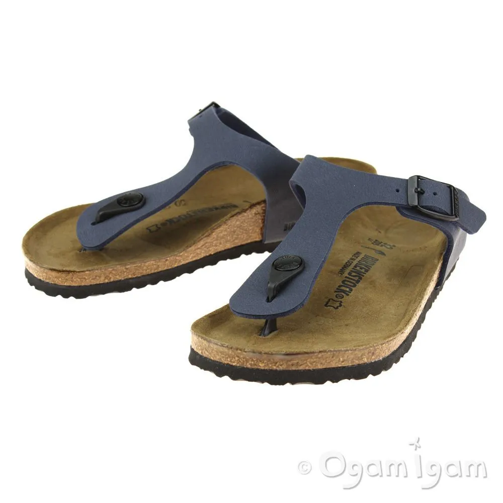 Birkenstock Gizeh Kids Navy Boys Girls Navy Toe-post Sandal