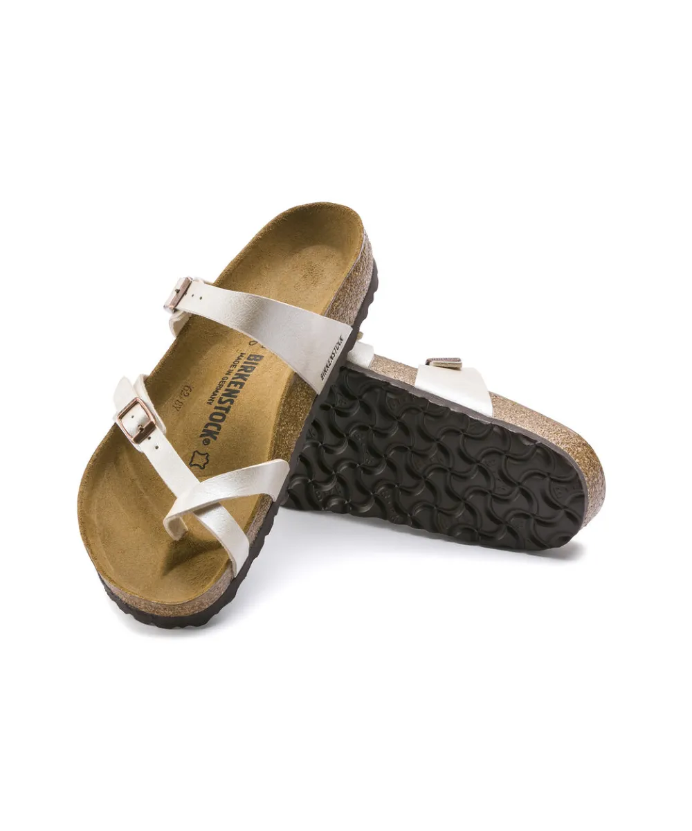 BIRKENSTOCK MAYARI IN PEARL WHITE