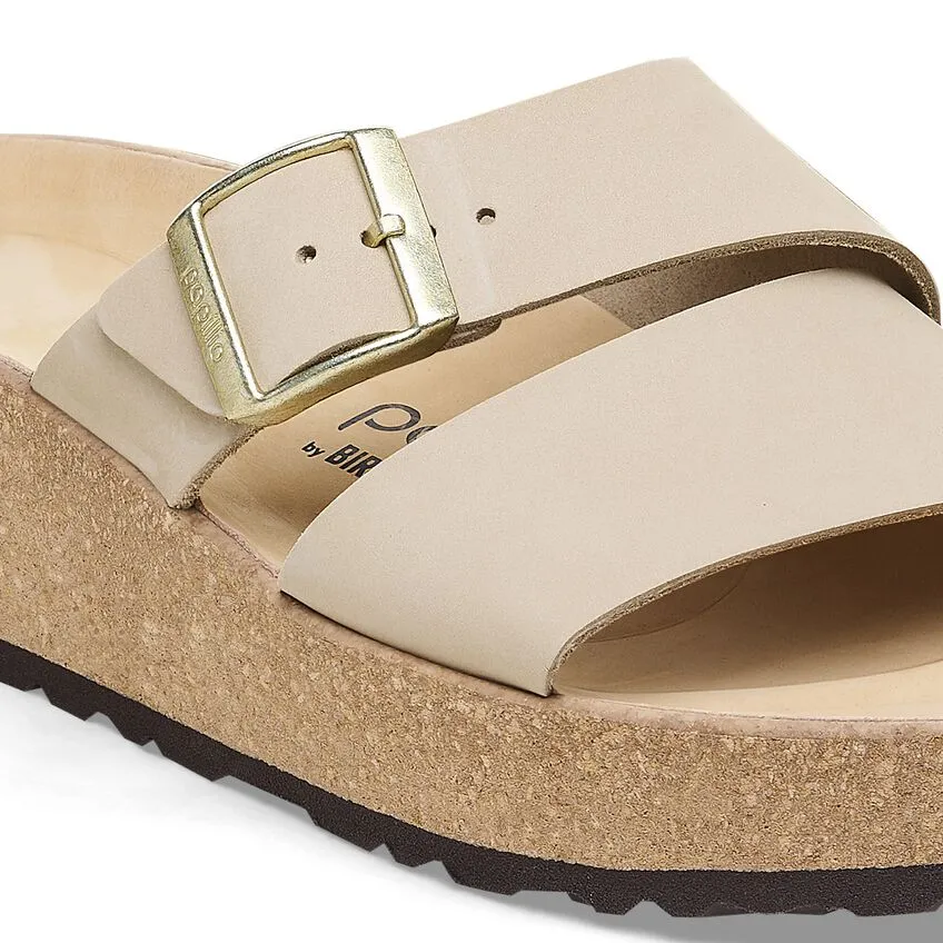 BIRKENSTOCK Women's Almina Nubuck Leather (Sandcastle)