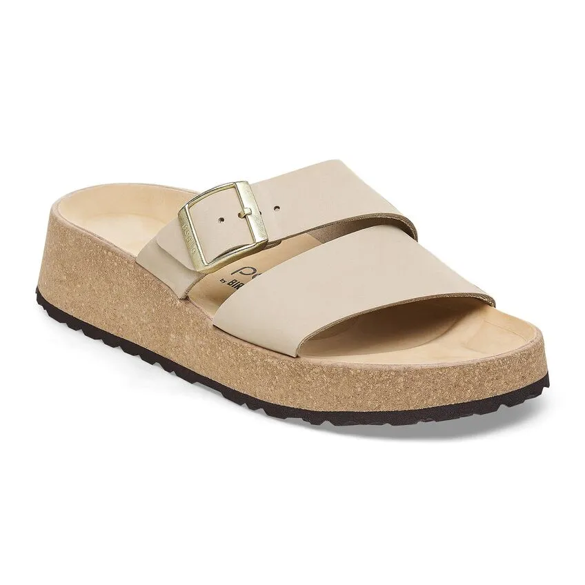 BIRKENSTOCK Women's Almina Nubuck Leather (Sandcastle)