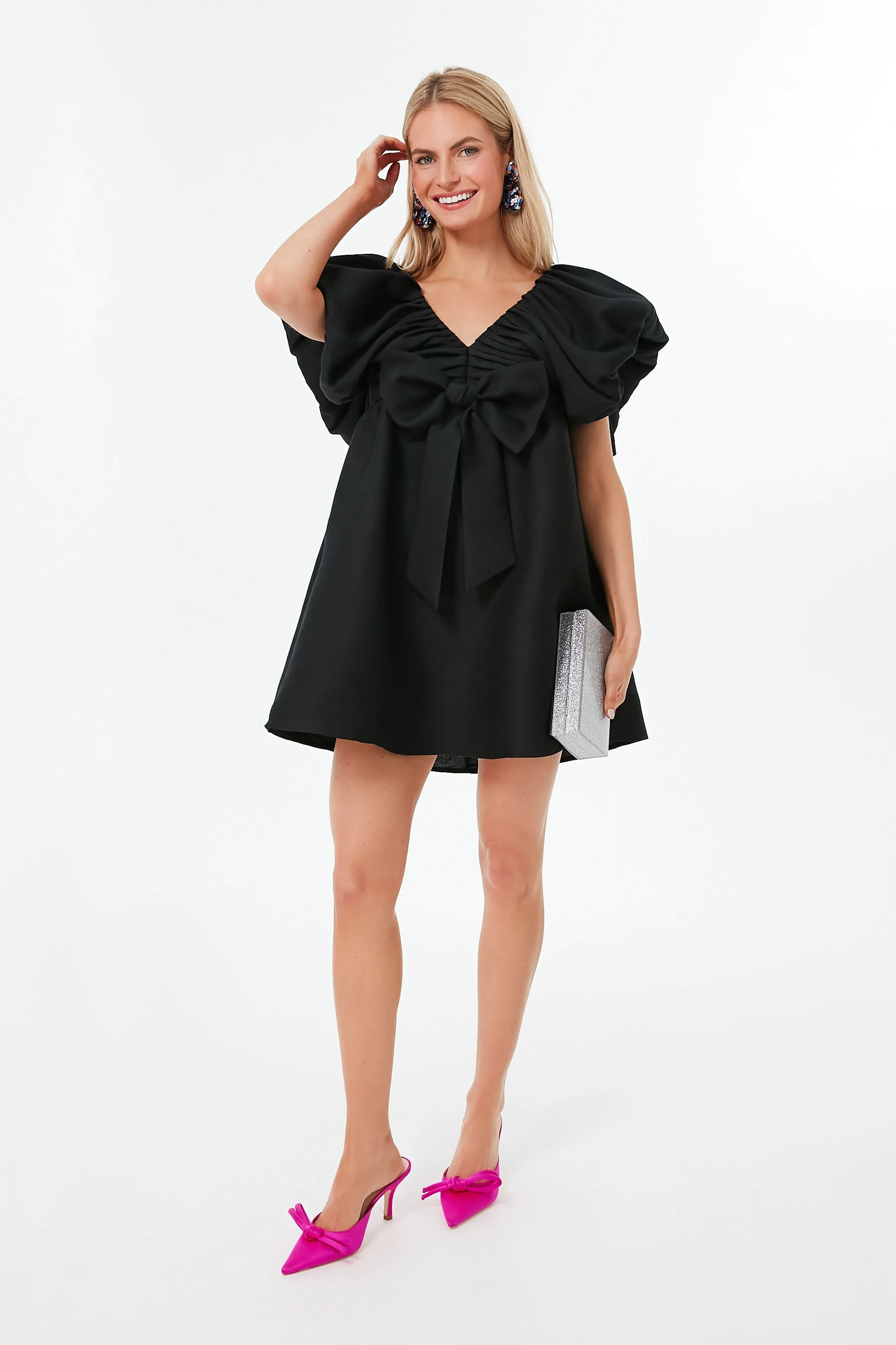 Black Brooke Mini Dress