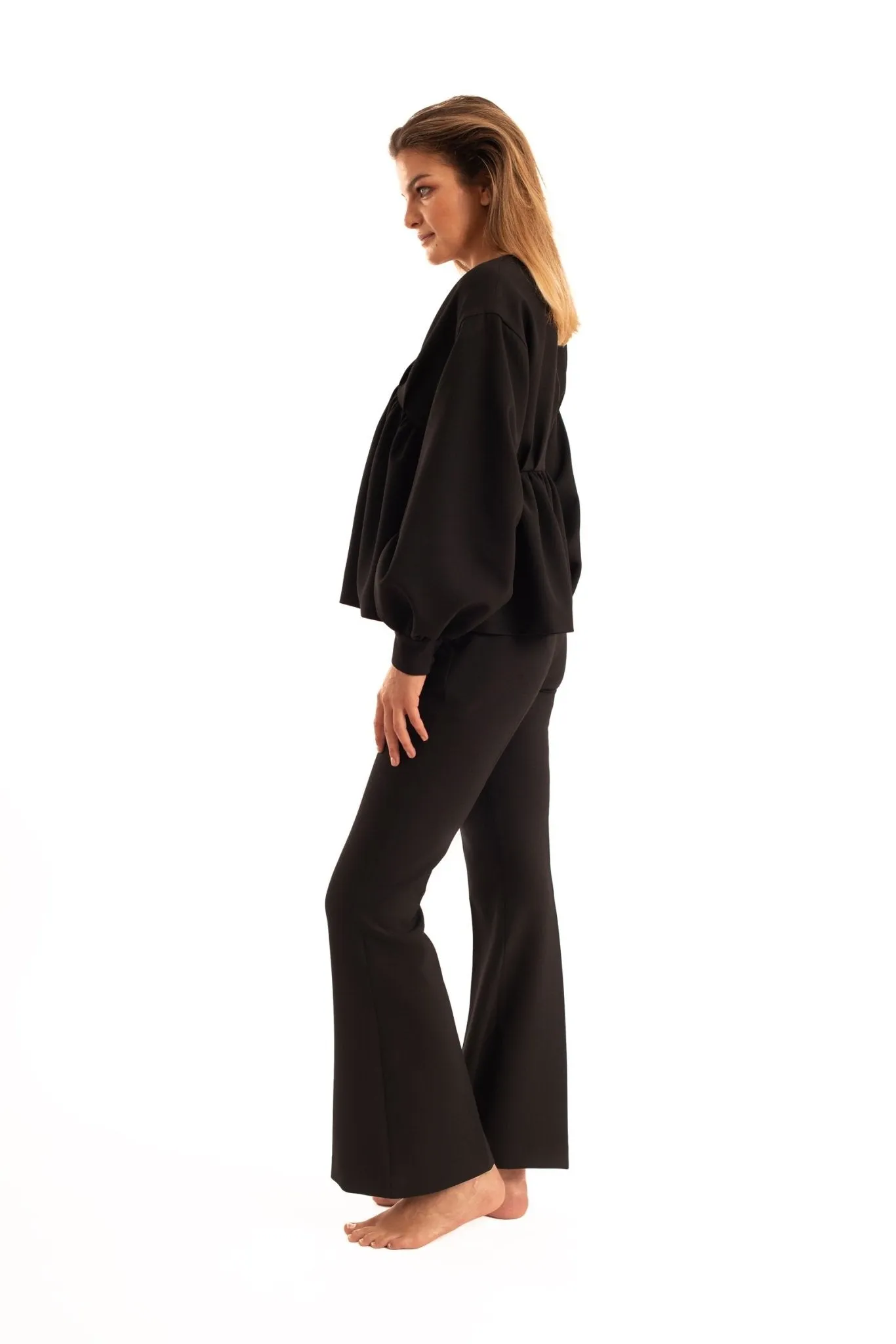 Black Flare Pants