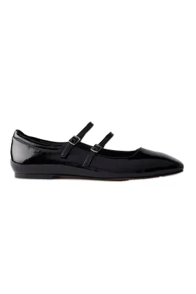 Black Patent Ballet Pumps