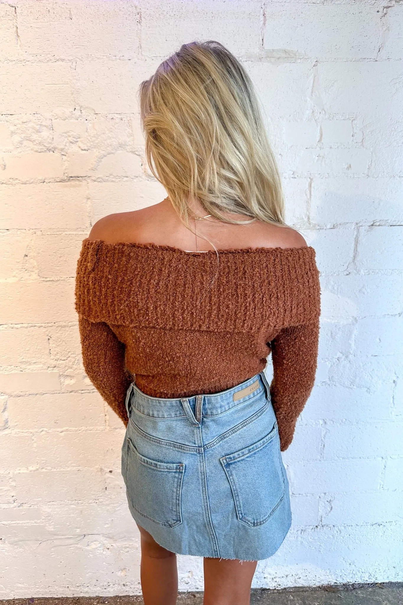 Bliss Off Shoulder Sweater