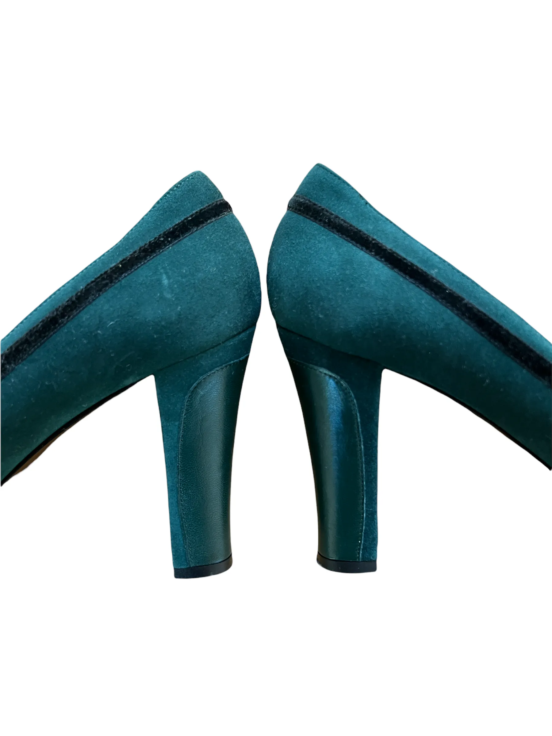 Blue Suede Pumps - 8.5