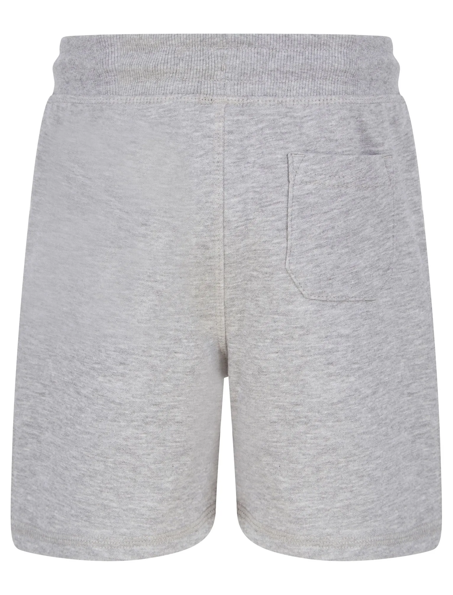 Boys Founder Short Brushback Fleece Jogger Shorts in Light Grey Marl  - Tokyo Laundry Kids