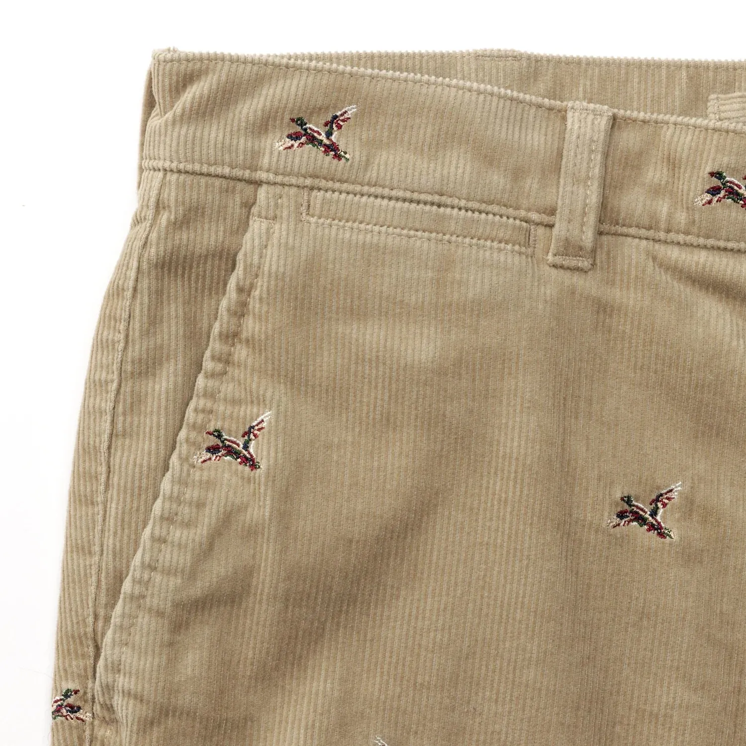 Bradbury Wide-Wale Corduroy Chino (Khaki)