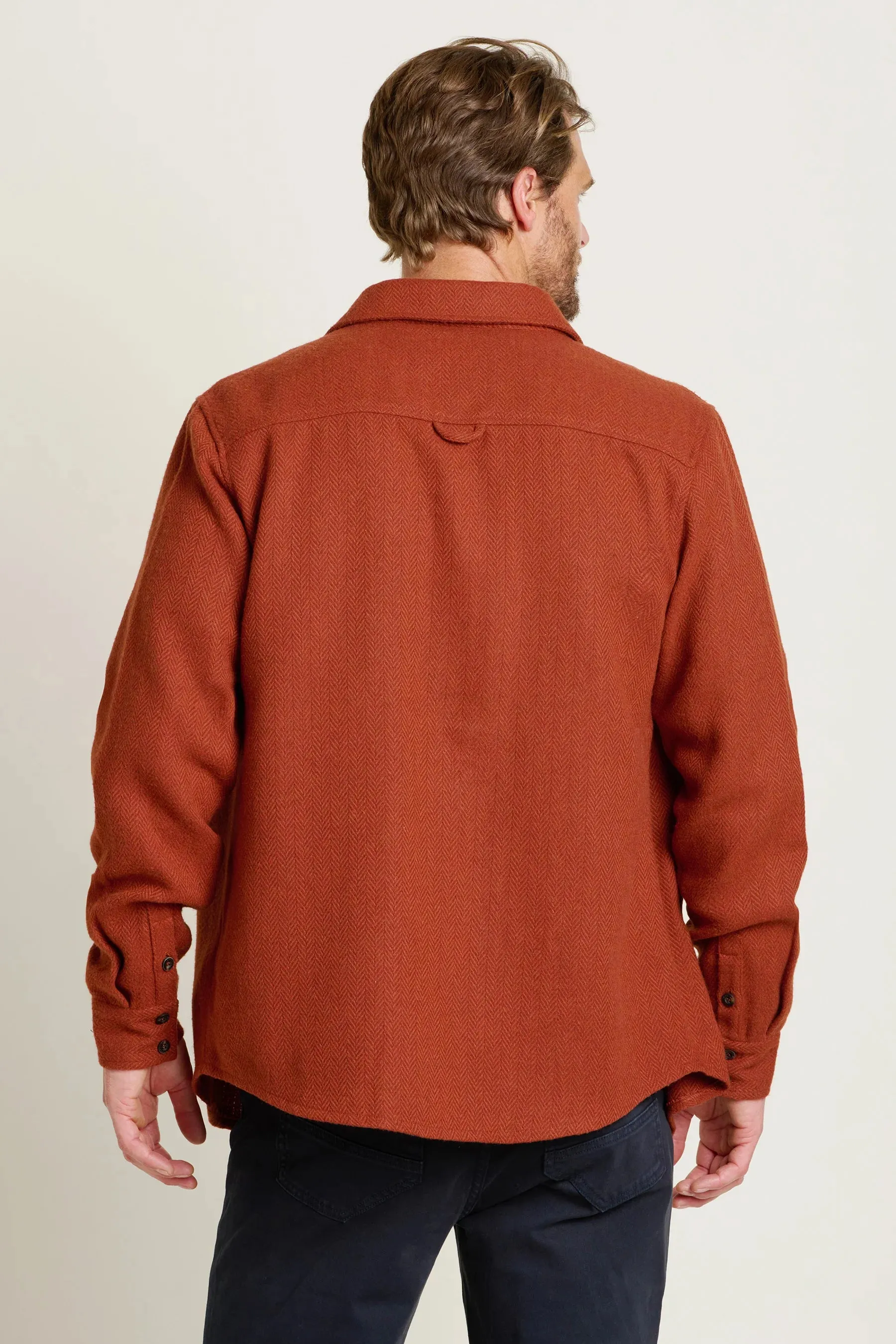 Brakeburn S Burnt Orange Rust Overshirt