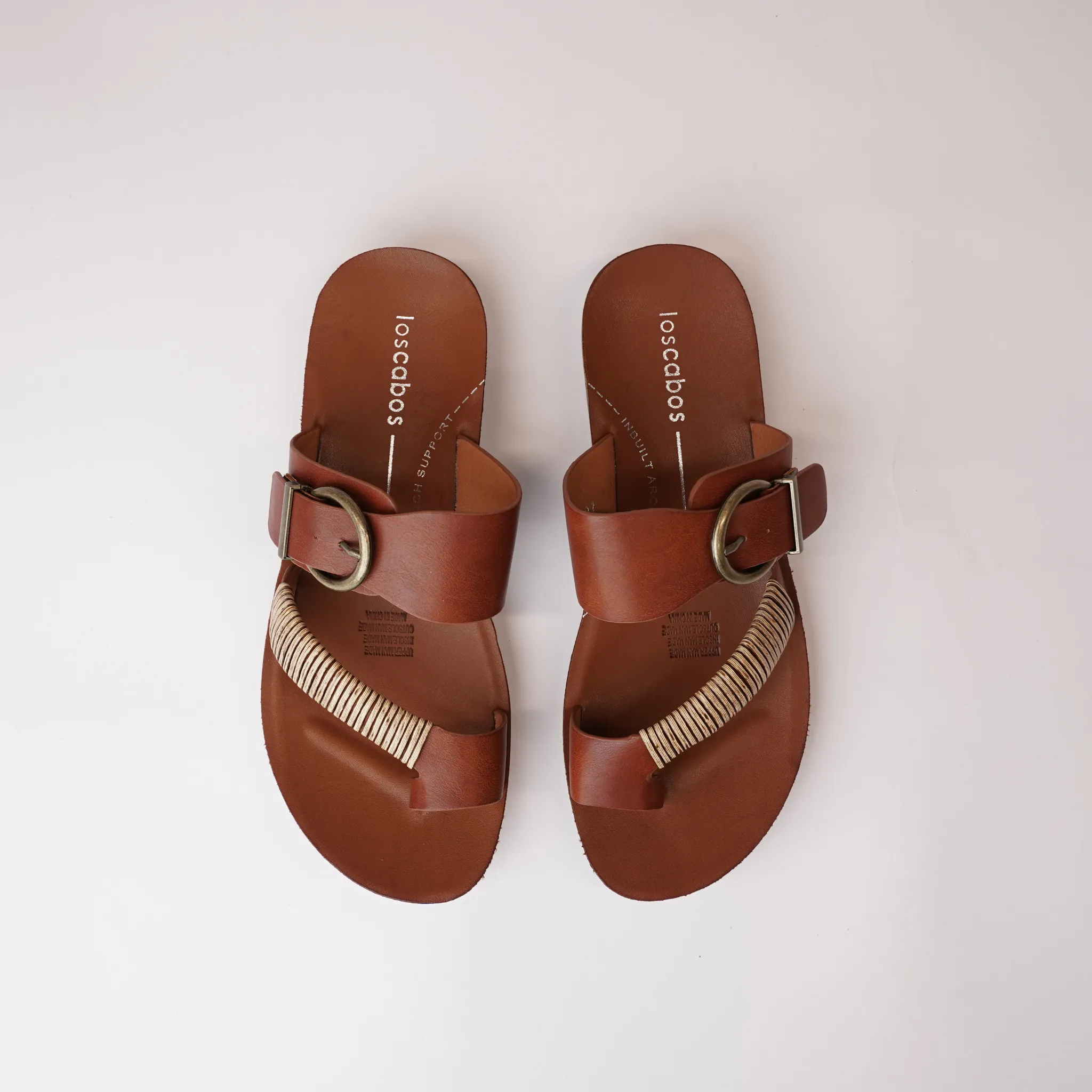 Bria Cognac Sandals