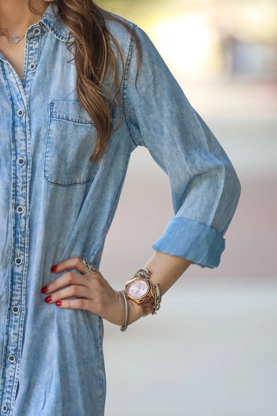 Channing Chambray Dress