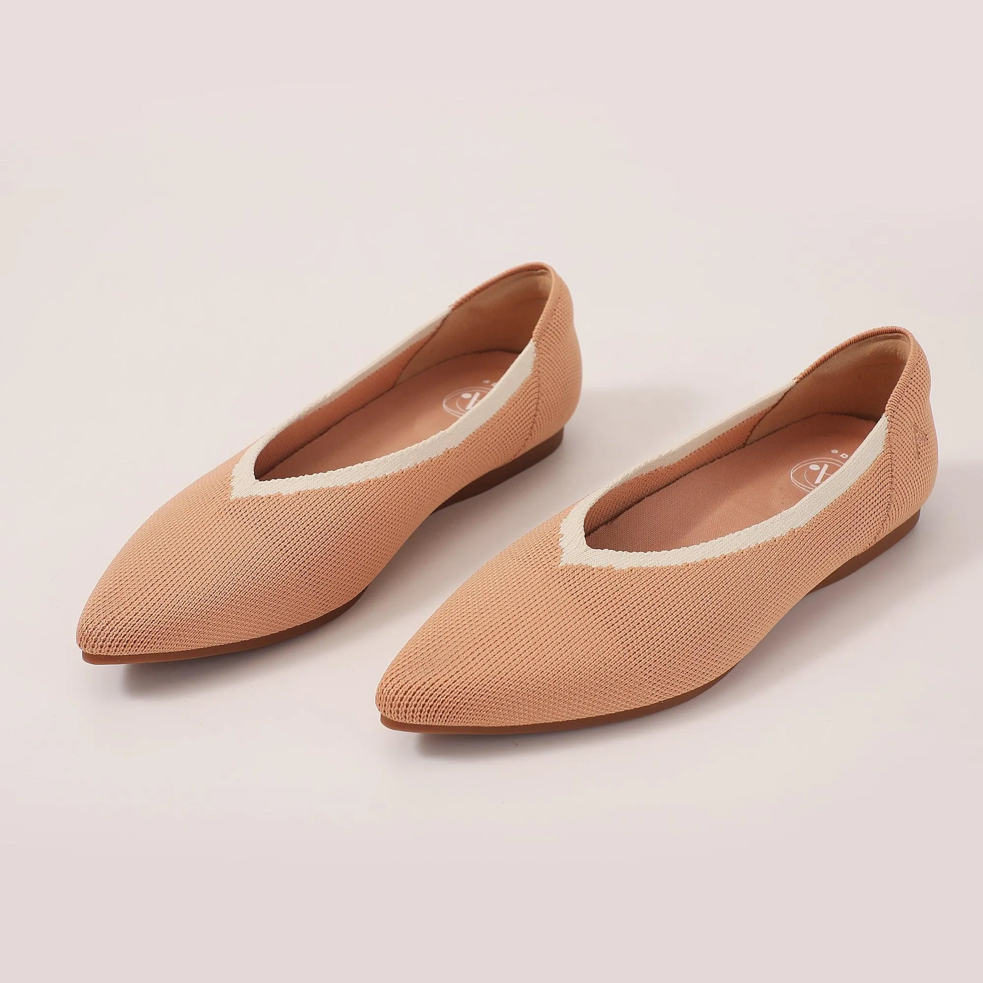 Charlotte Curved Pointed Toe Flats