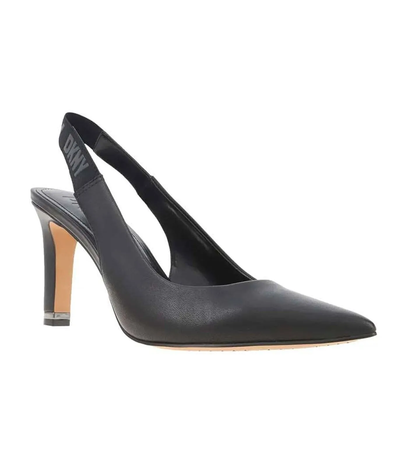 Cian Slingback Pumps Black/Dark Gun