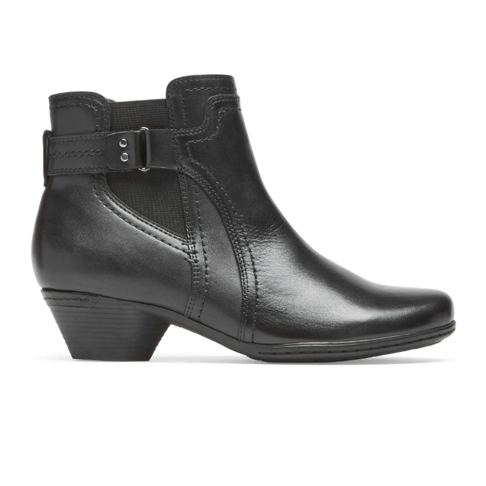 Cobb Hill Laurel Ankle Boot (Women) - Black Leather