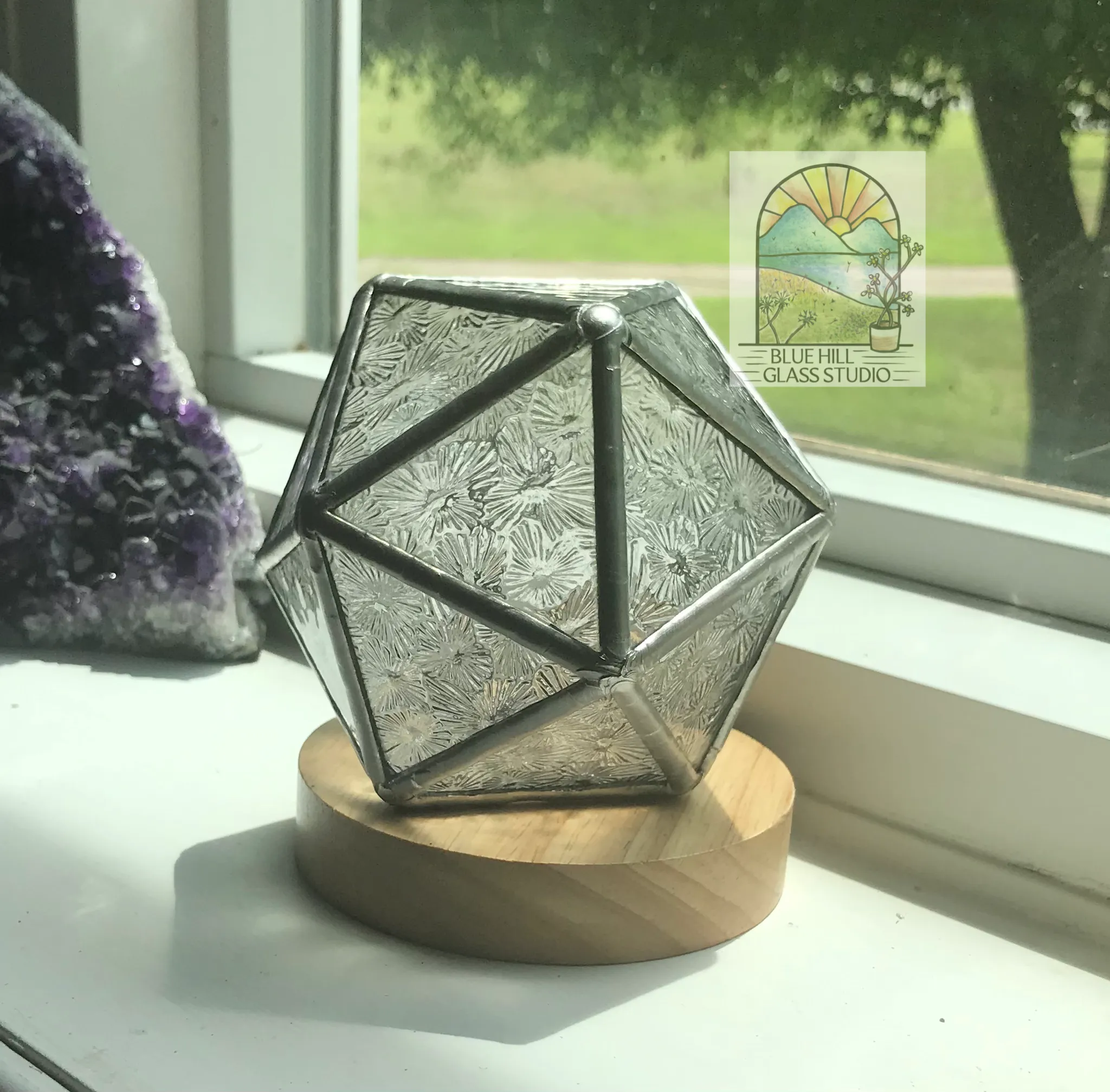 D20 Icosahedron MOLD for Stained Glass Making - Stained Glass Jig - Twenty Sided Shape Mold - Stained Glass Tools- Succulent/Flower Jig