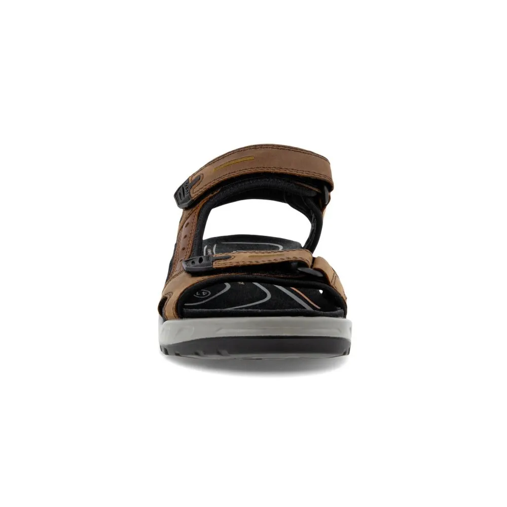 Ecco Men's Yucatan Sandal - Espresso/Cocoa Brown/Black