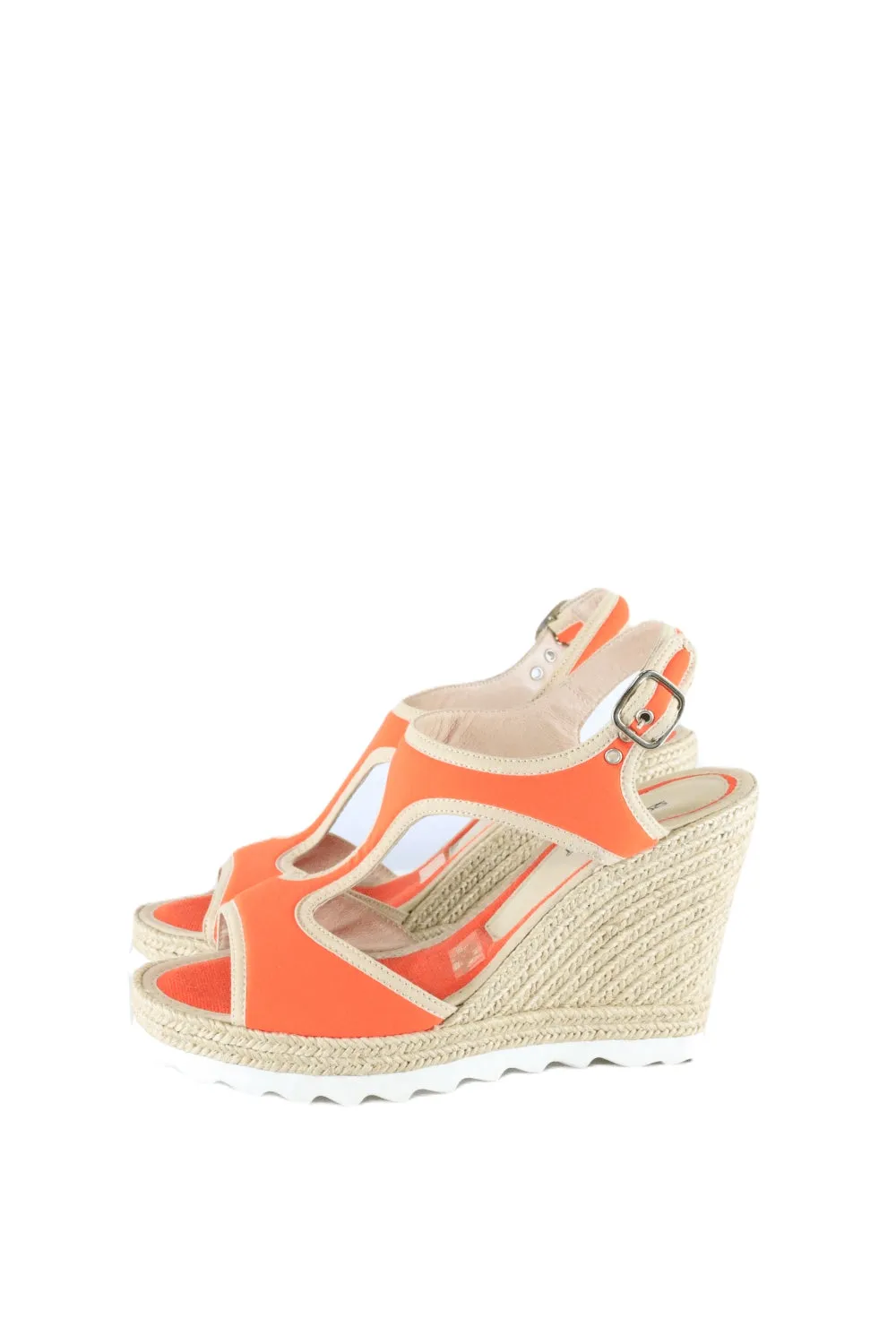 Edward Meller Orange Wedges 38