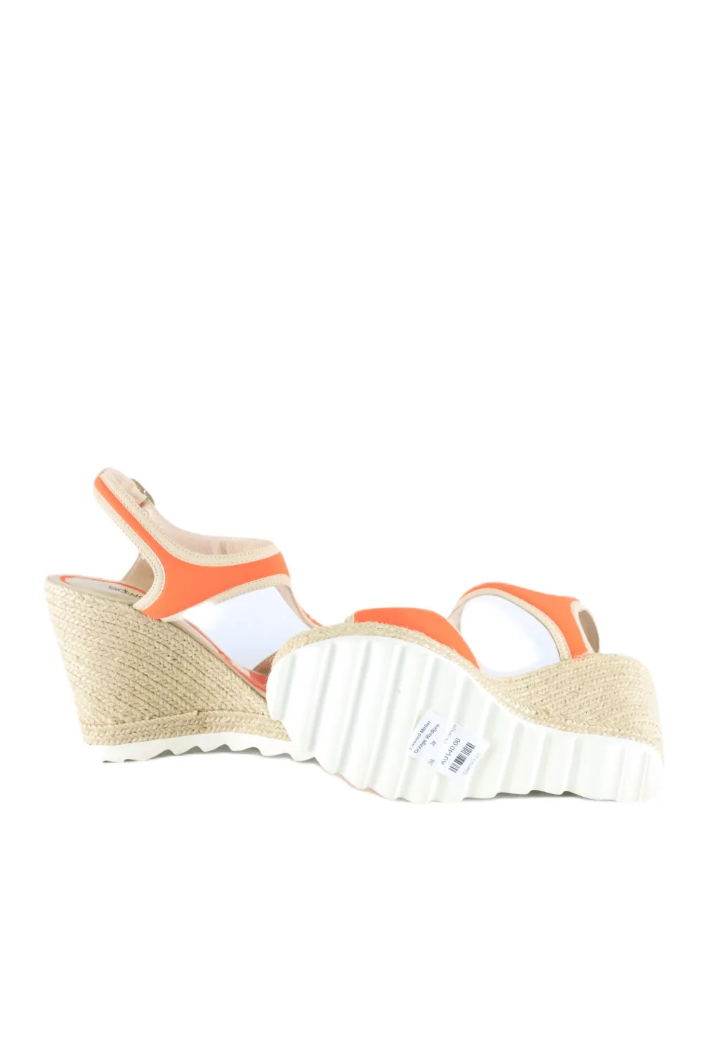 Edward Meller Orange Wedges 38