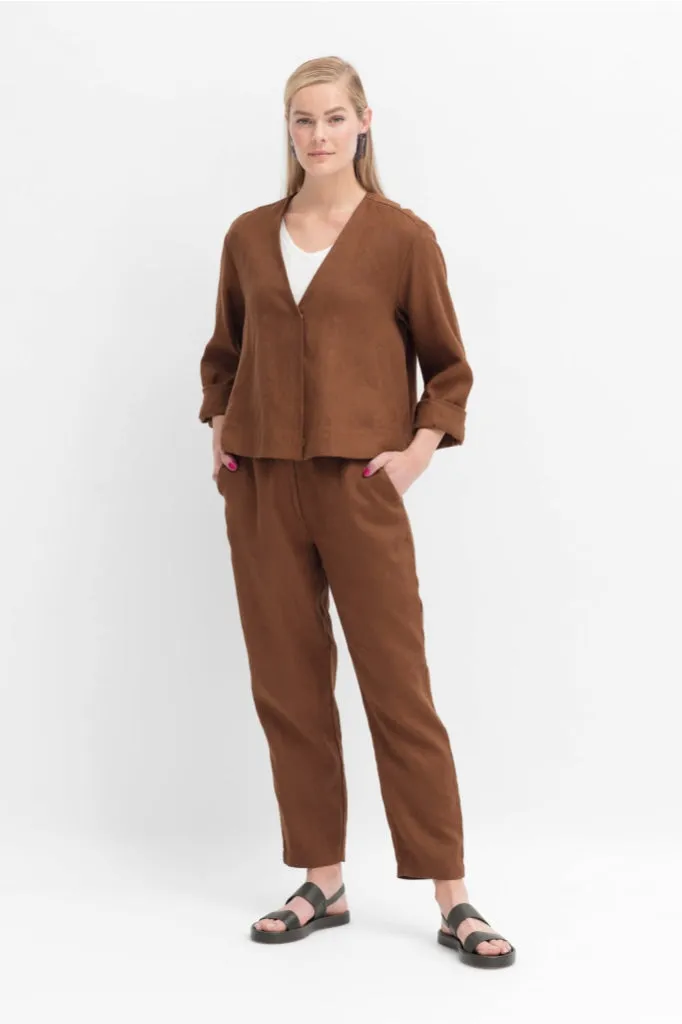 Elk The Label - Fiene Pants - Bronze Brown