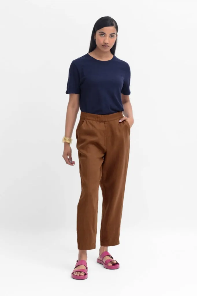 Elk The Label - Fiene Pants - Bronze Brown