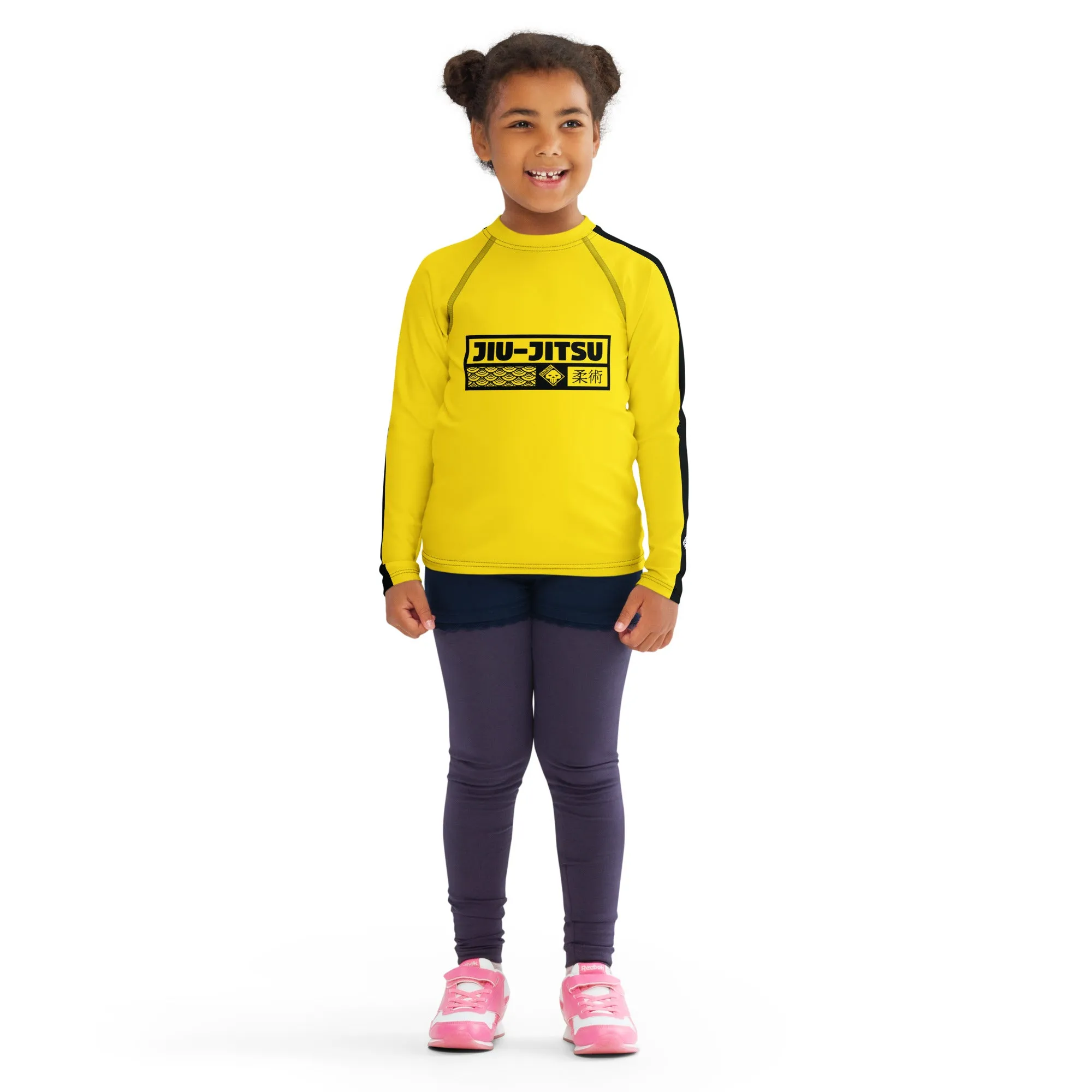 Empower Your Little Warrior: Girls' Bruce Lee Kill Bill Rash Guard - Jiu-Jitsu 020