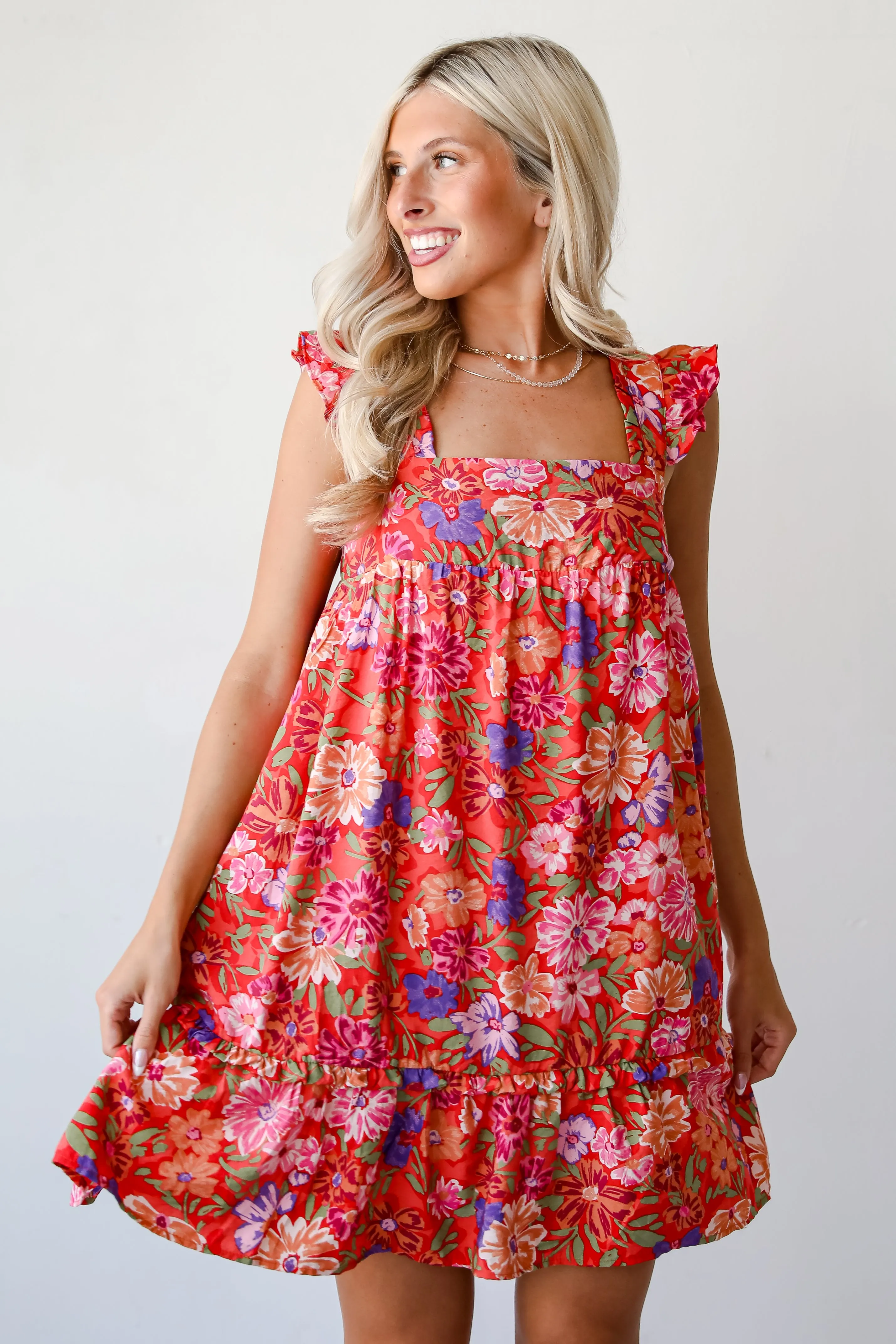 FINAL SALE - Darling Mindset Floral Mini Dress