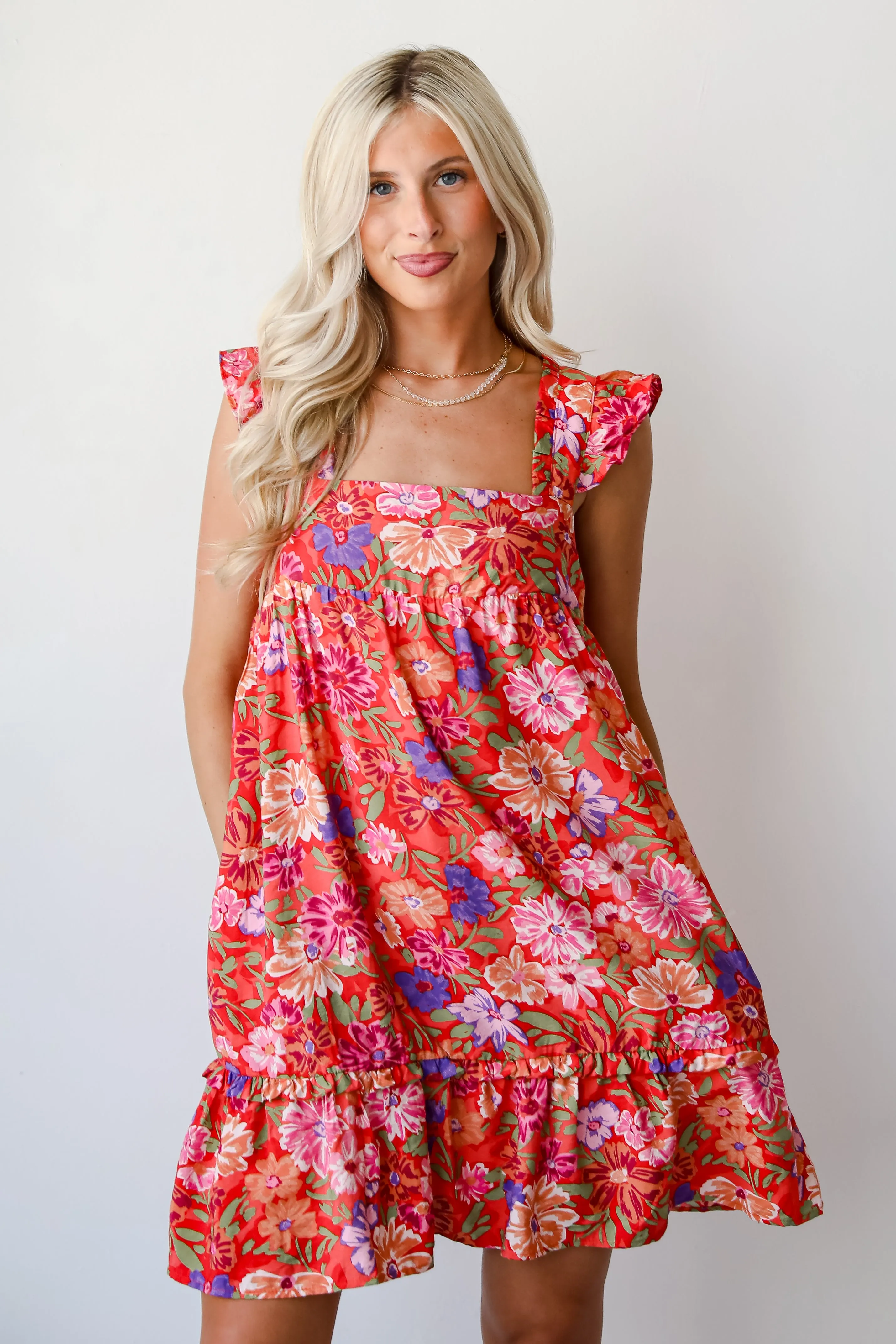 FINAL SALE - Darling Mindset Floral Mini Dress