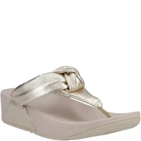 Fitflop Lulu Padded Knot Toe Post Sandals