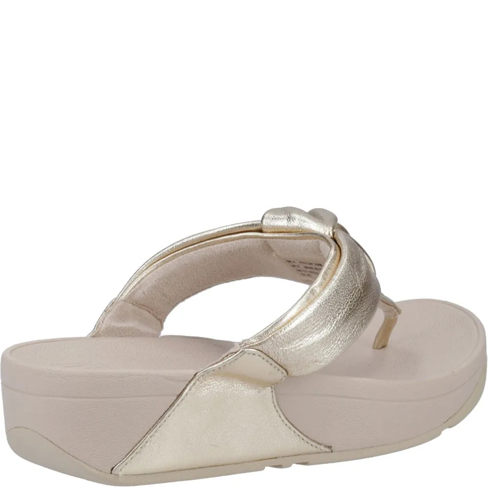 Fitflop Lulu Padded Knot Toe Post Sandals