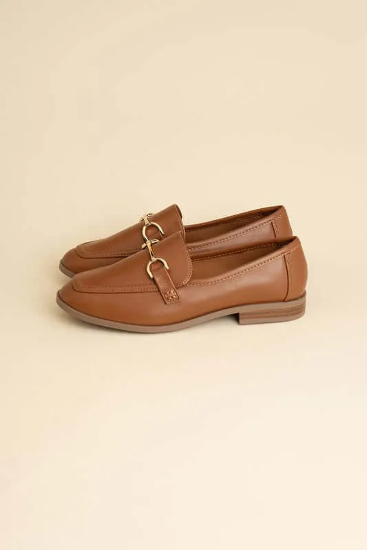 Guitar Horsebit Flats Loafers