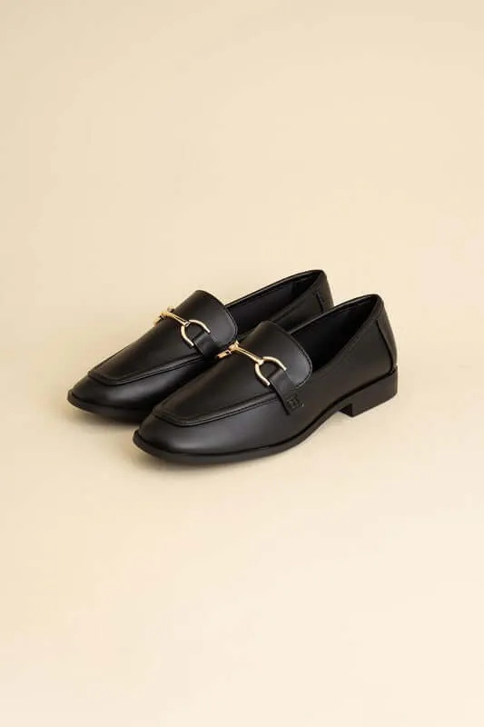 Guitar Horsebit Flats Loafers