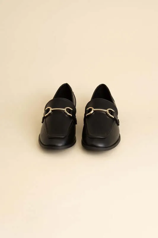 Guitar Horsebit Flats Loafers