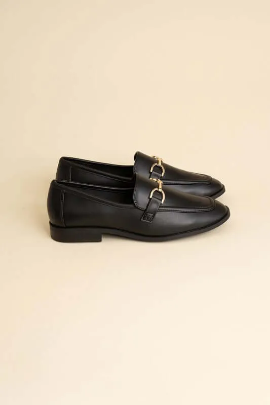 Guitar Horsebit Flats Loafers