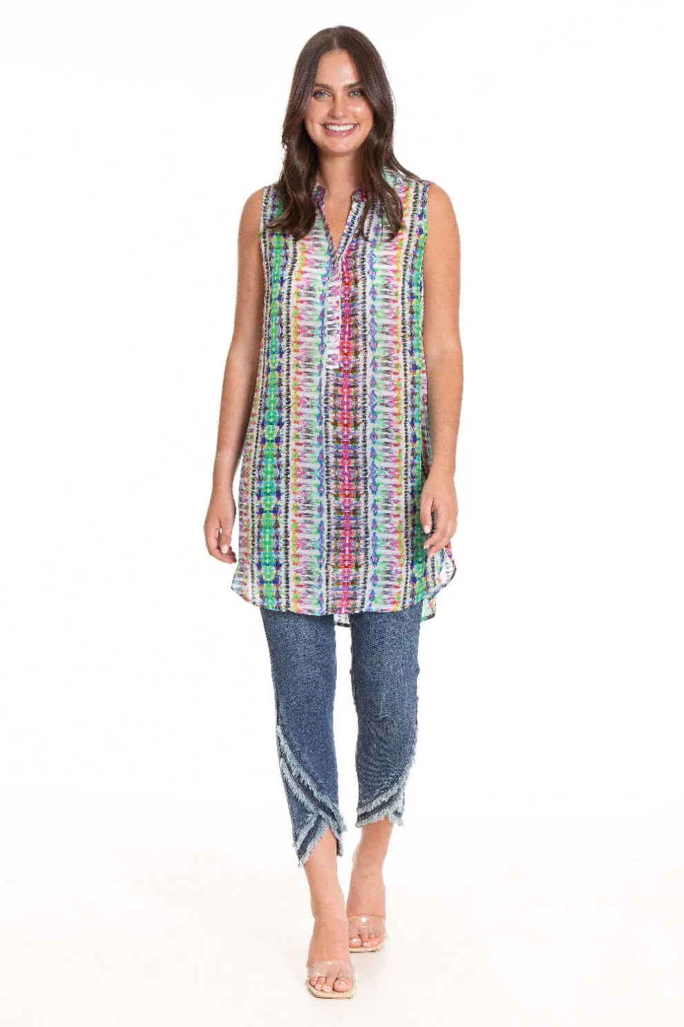 Half Button Tunic