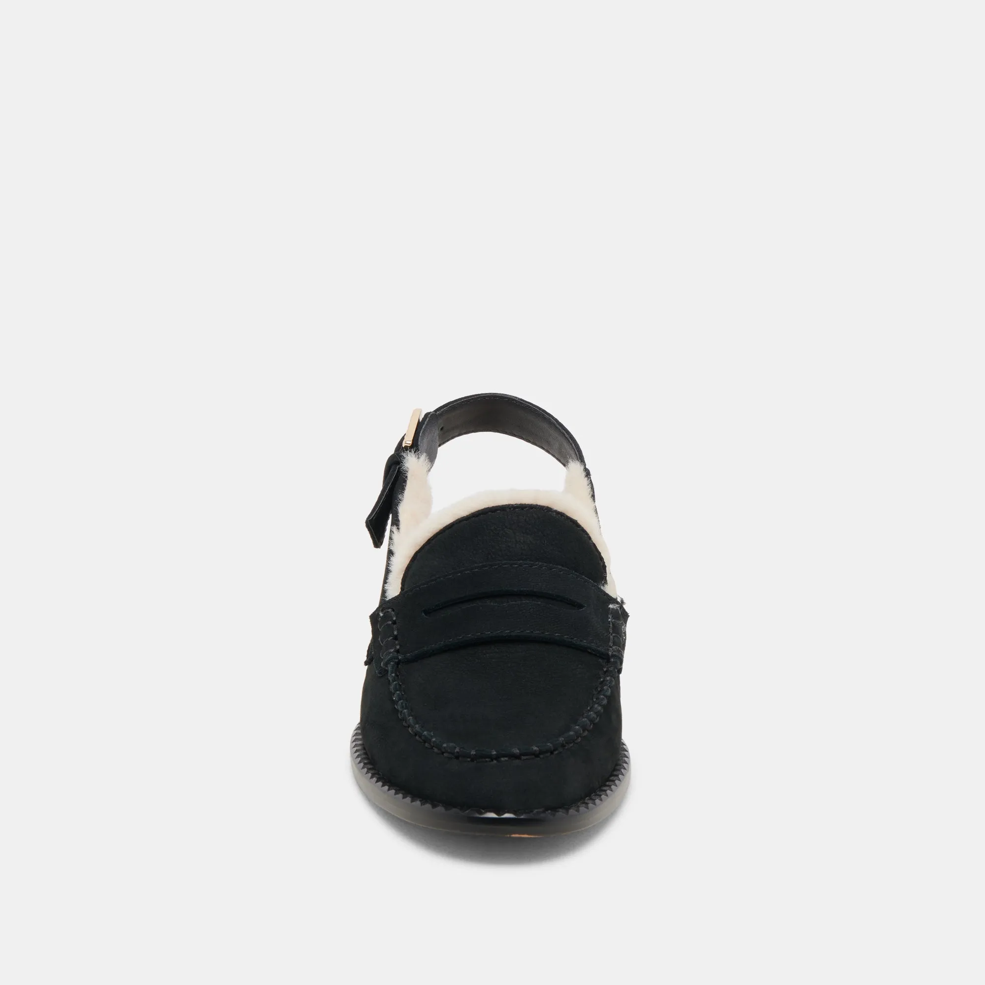 HARDI PLUSH LOAFERS BLACK NUBUCK