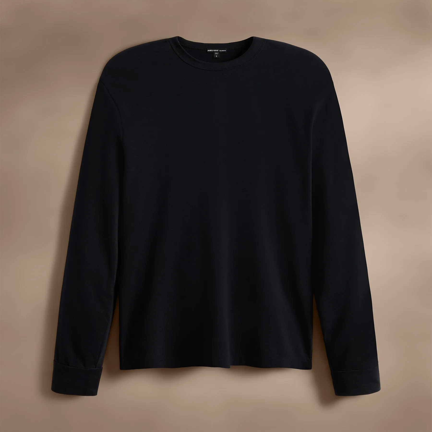 Heavy Luxe Jersey Long Sleeve - Black