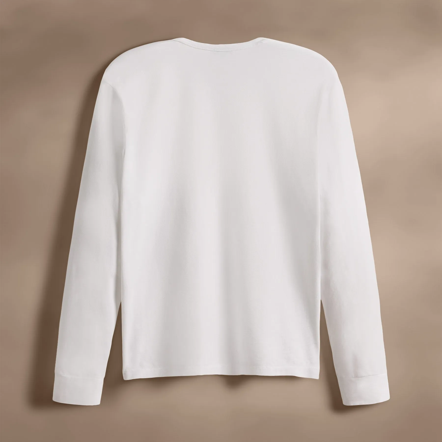 Heavy Luxe Jersey Long Sleeve - White